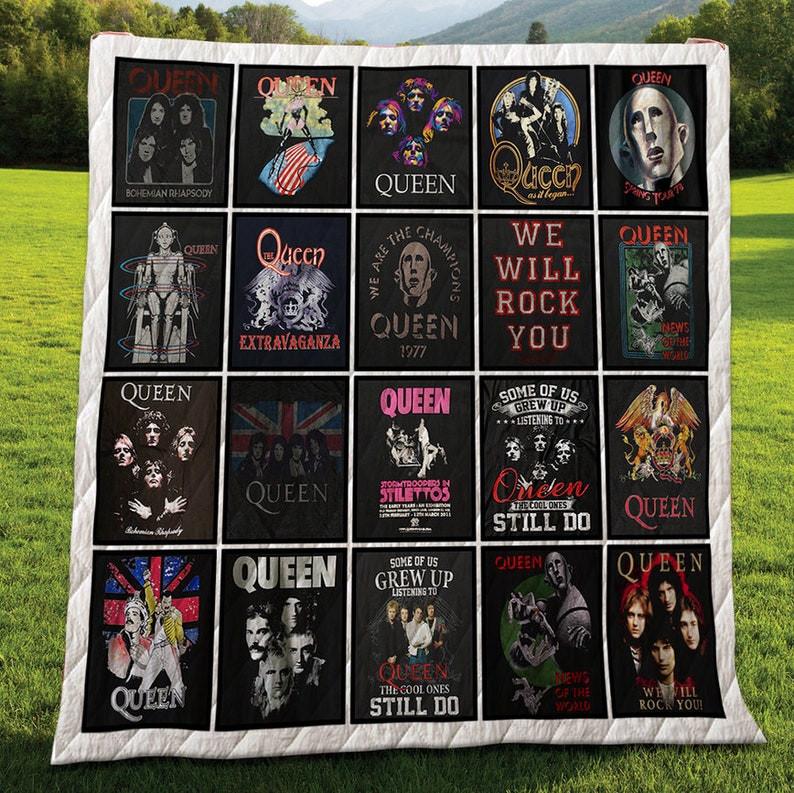 Pink Floyd Rock Band Gift For Fan, Pink Floyd Rock Albums Covers Quilt Blanket 
