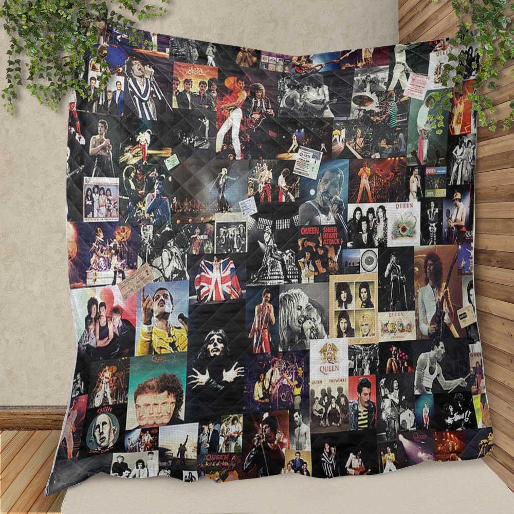 Pink Floyd Rock Band Fan Gift, Pink Floyd Albums Cover Quilt Blanket 