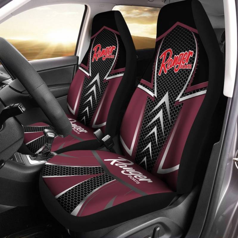 Range Rover Nth-Hl Car Seat Cover (Set Of 2) Ver 1 (Red)