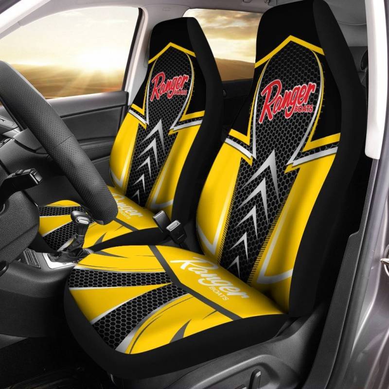 Ranger Boats NCT Car Seat Cover (Set of 2) Ver 1 (Yellow)