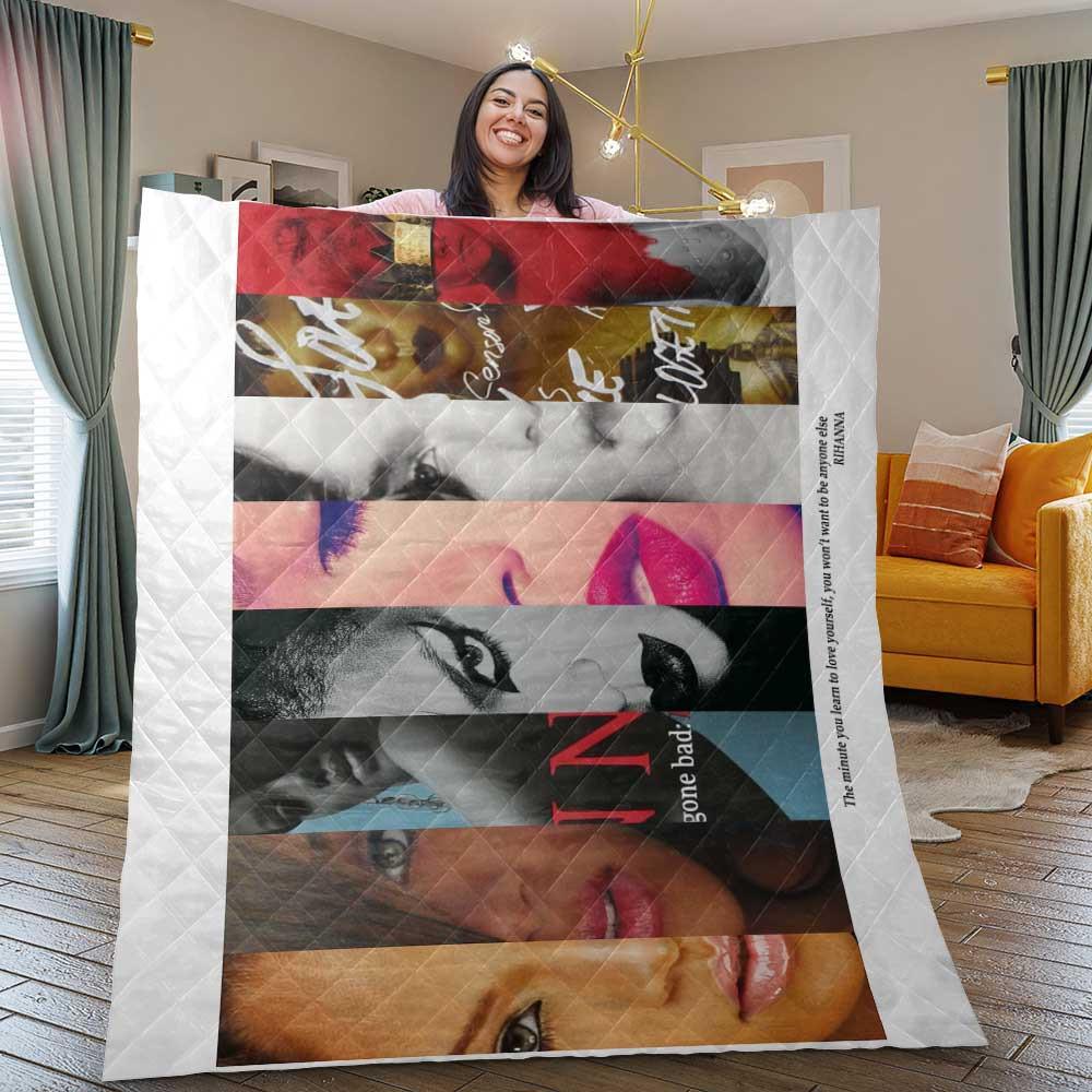 Queen Rock Band, Freddie Mercury Quilt Blanket 