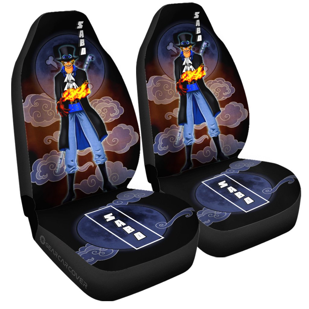 Luffy And Law Car Seat Covers Custom Gifts Idea For One Piece