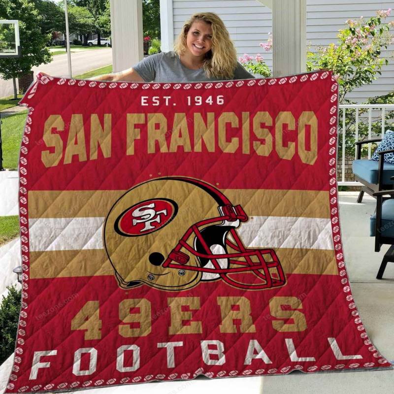 Homesweetquilt San Francisco 49ers Legends, Sherpa Blanket 50×60 M 301577 