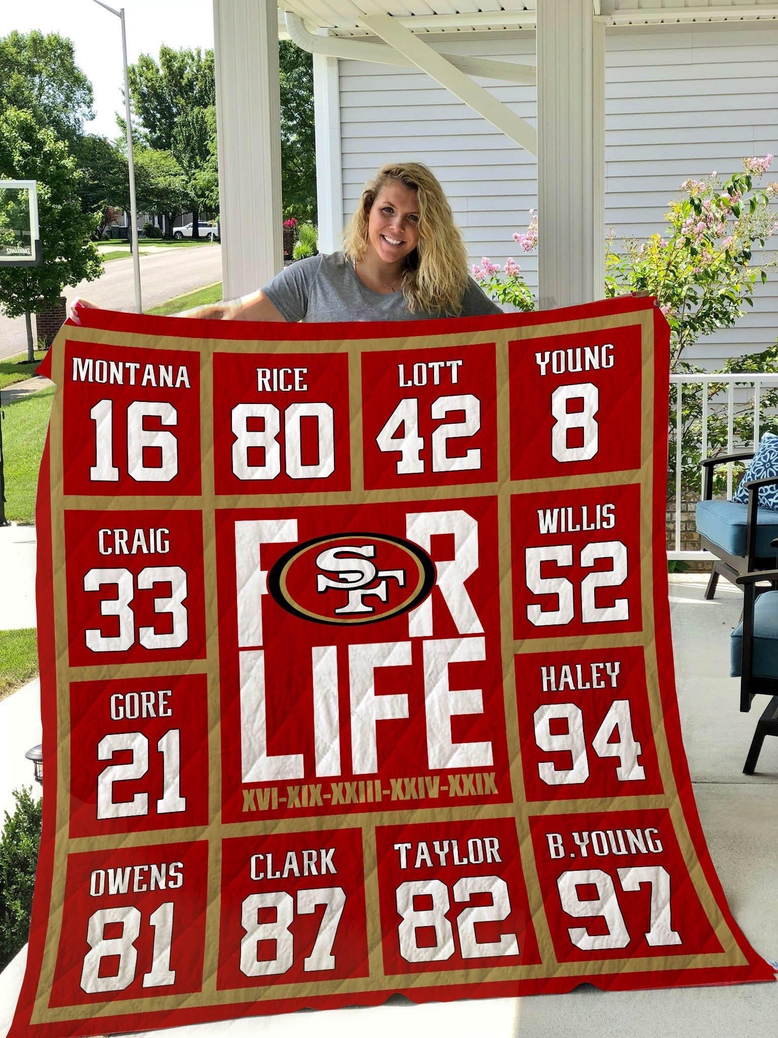 San Francisco 49Ers Quilt Blanket T354-Hao1