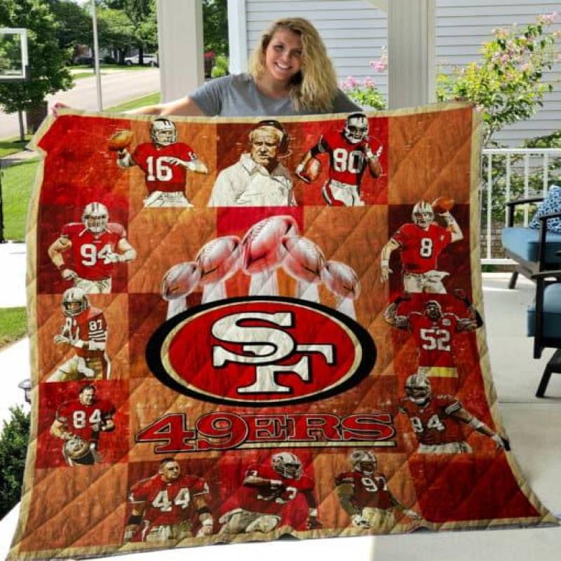 San Francisco 49ers Quilt Blanket Ver 04