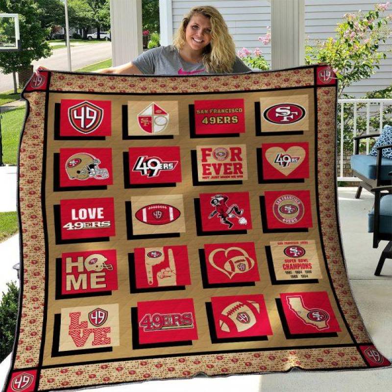San Francisco 49ers Quilt Blanket Ver 06