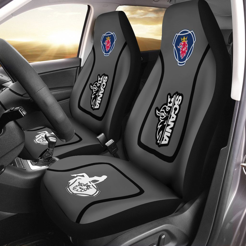 Fox Racing  Car Seat Cover (Set of 2) Ver 2 (Yellow)