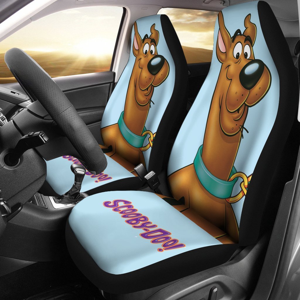 Marvin The Martian Cartoon Car Seat Cover ( Set of 2)