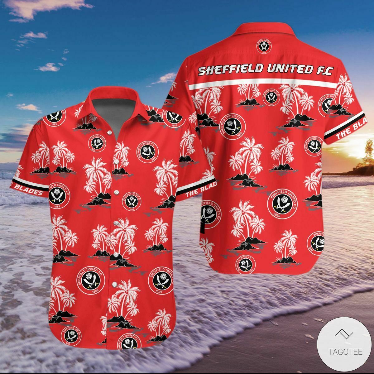 Stoke City F.c Hawaiian Shirt