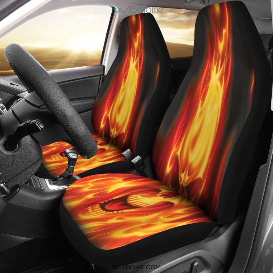 Navy Betty Boop Cartoon Car Seat Covers 191119 (Set of 2)