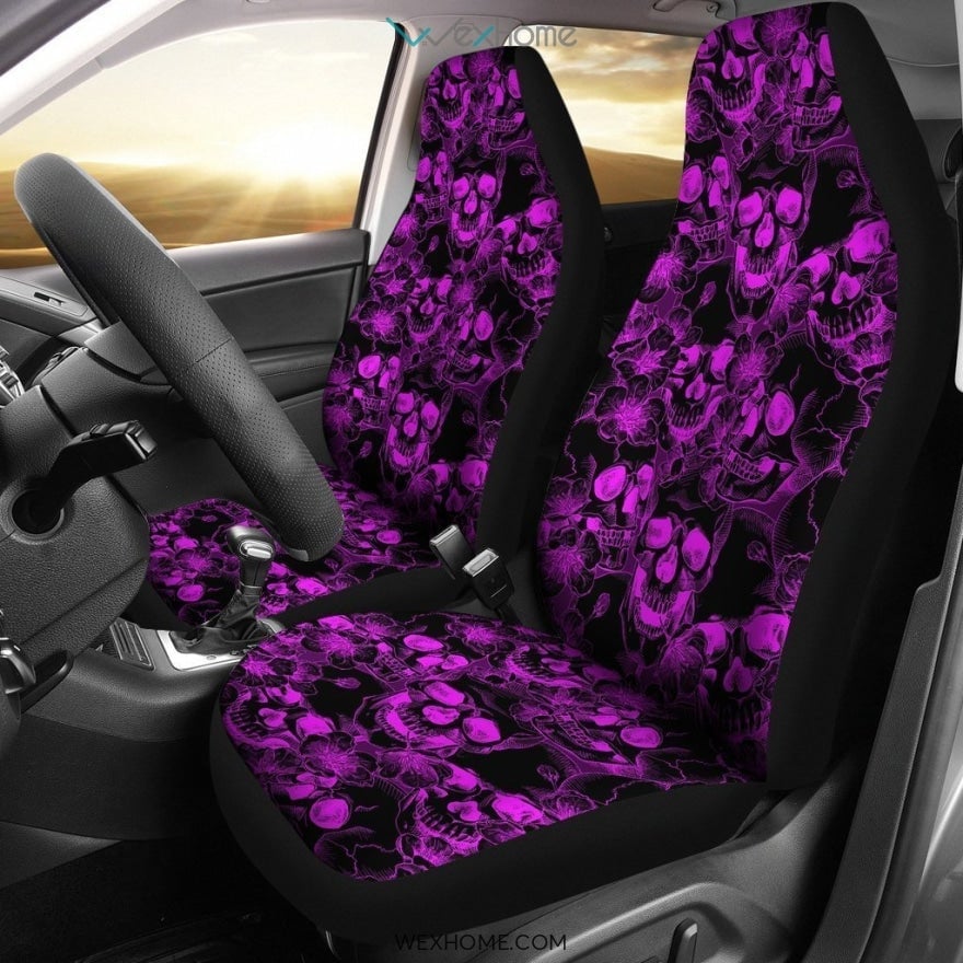 M&M Blue Chocolate Car Seat Covers