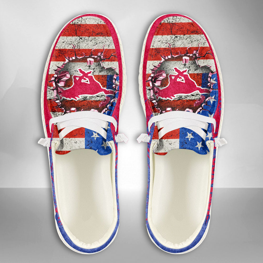 BYU Cougars Personalized Hey Dude Sports Shoes - Custom Name Design