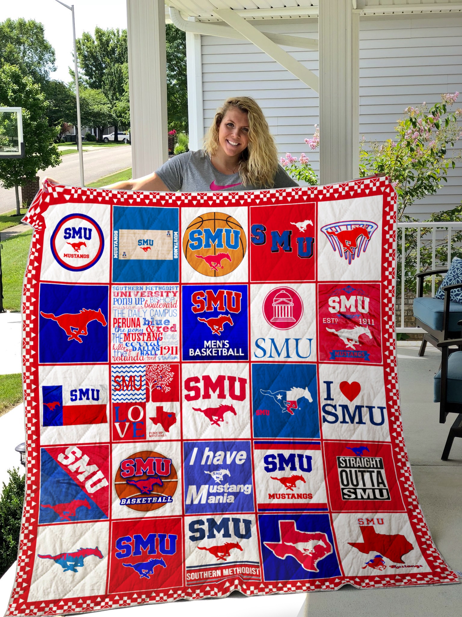 Memphis Grizzlies Quilt Blanket 01