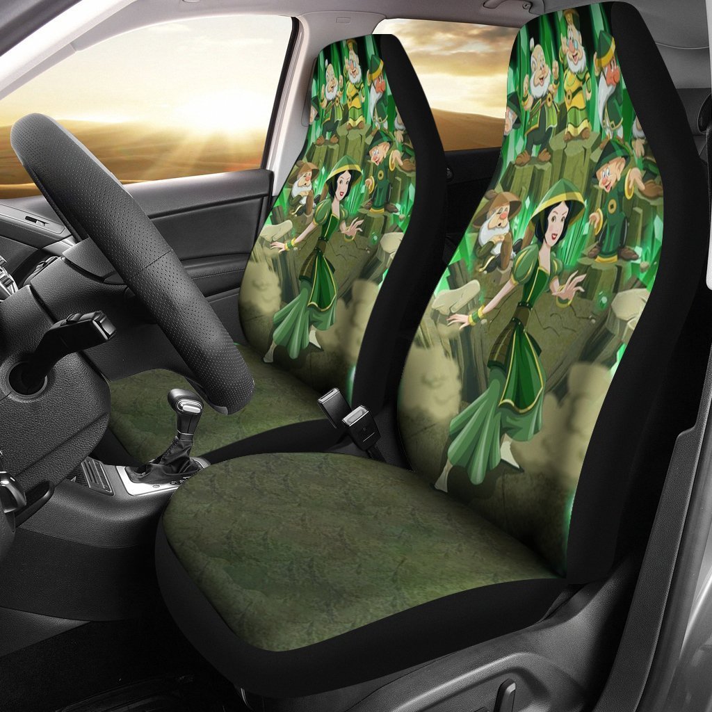 Black Panther Mavel Car Seat Cover ( Set of 2)