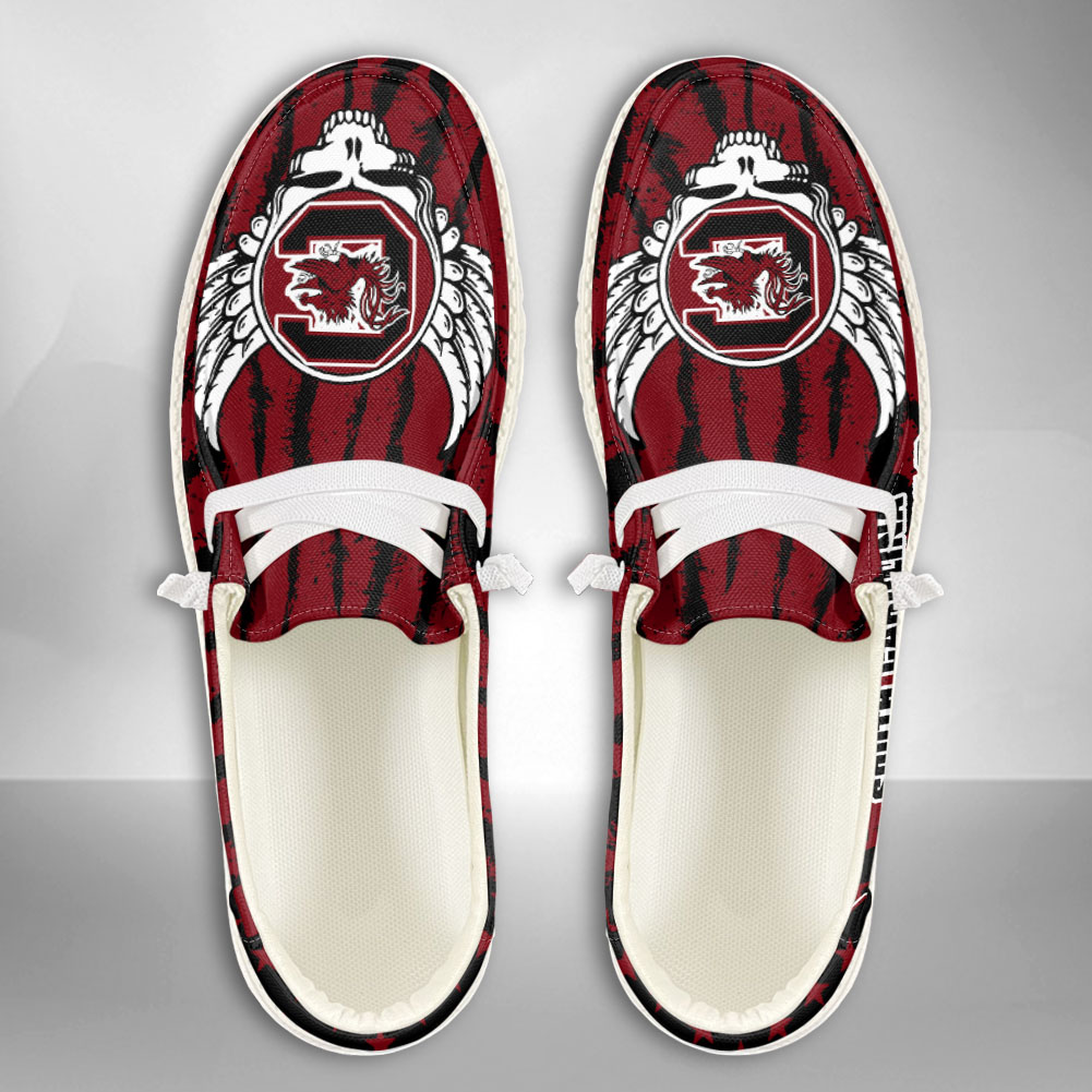 Arkansas Razorbacks Personalized Hey Dude Sports Shoes - Custom Name Design