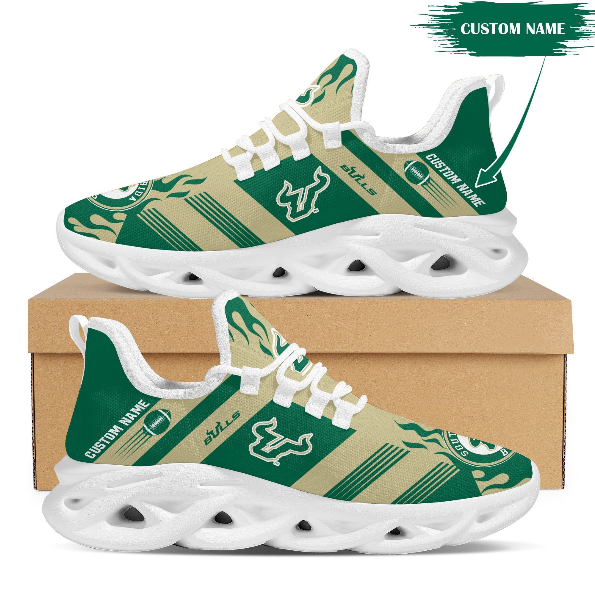 Jacksonville Jaguars Custom Personalized Max Soul Sneakers Shoes