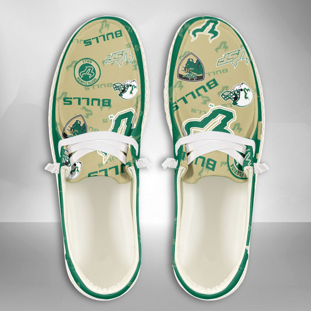 Ball State Cardinals Personalized Hey Dude Sports Shoes - Custom Name Design