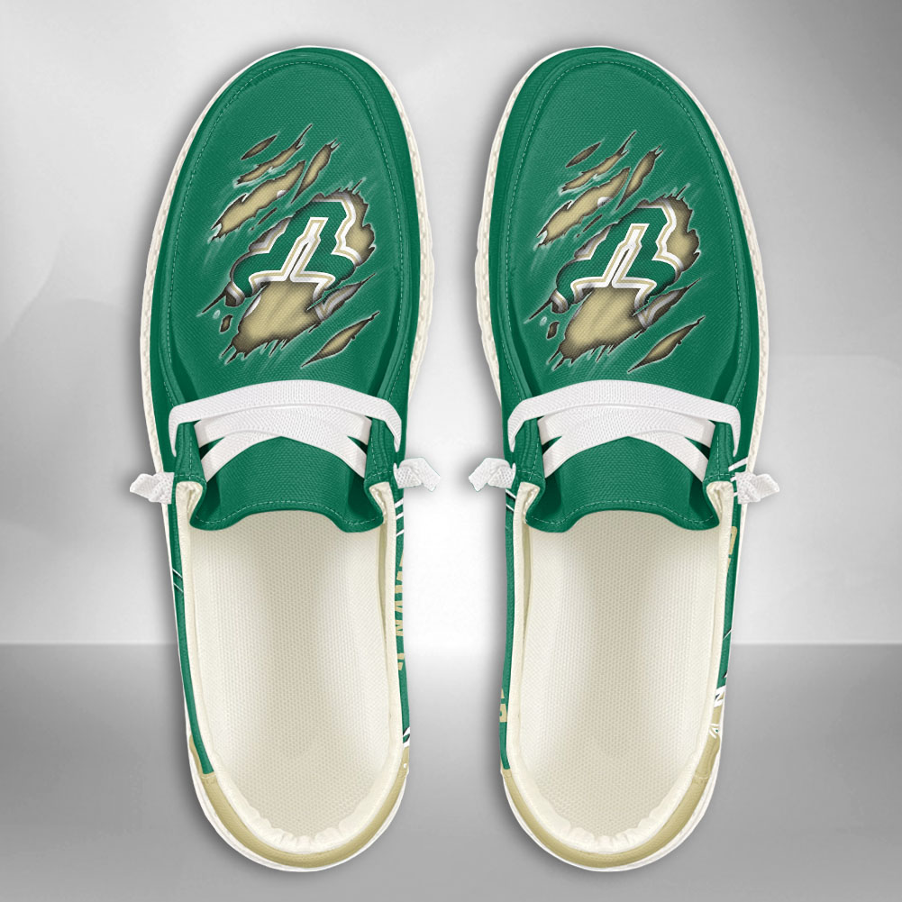 Tulane Green Wave Personalized Hey Dude Sports Shoes - Custom Name Design