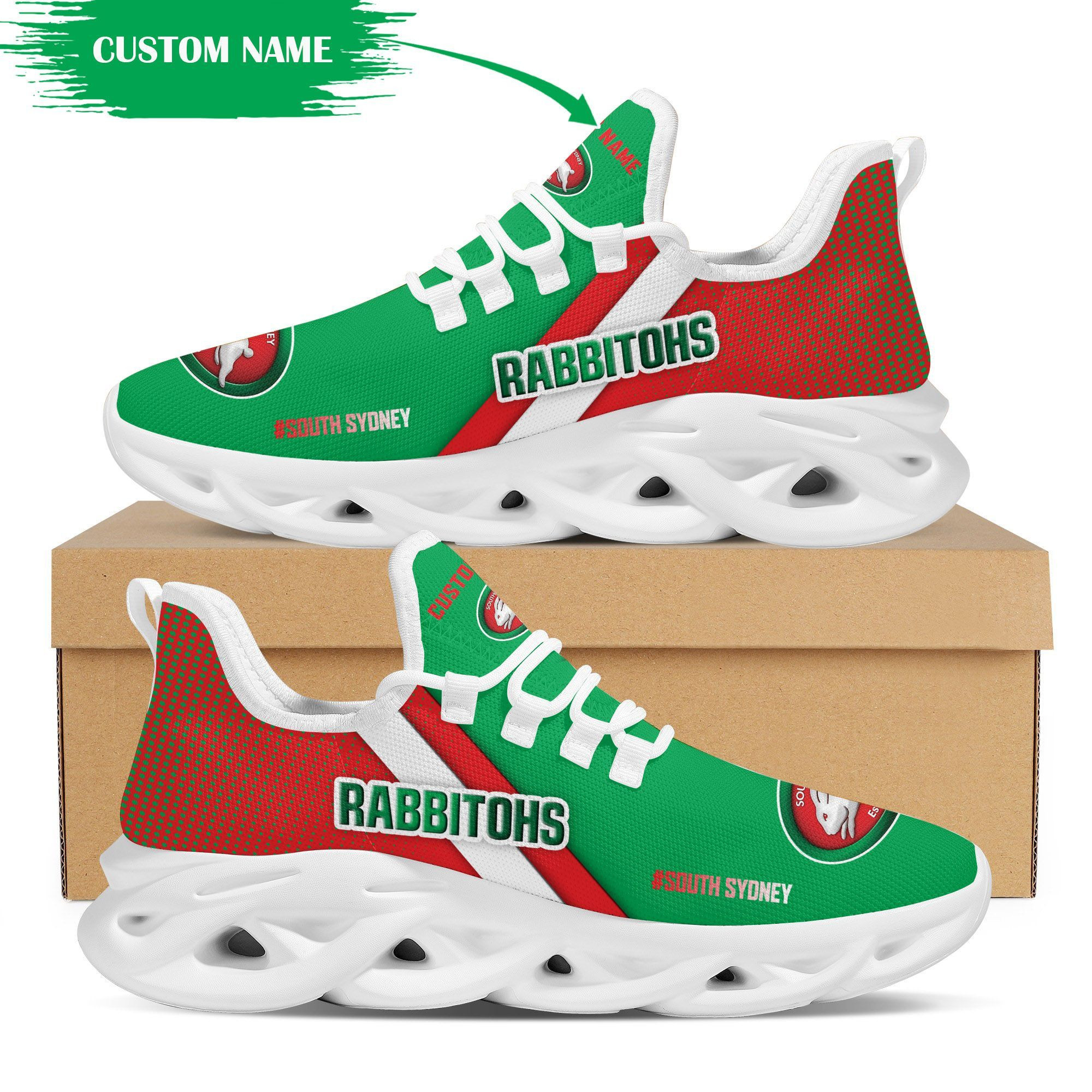 Houston Texans Custom Name Personalized Max Soul Sneakers Shoes