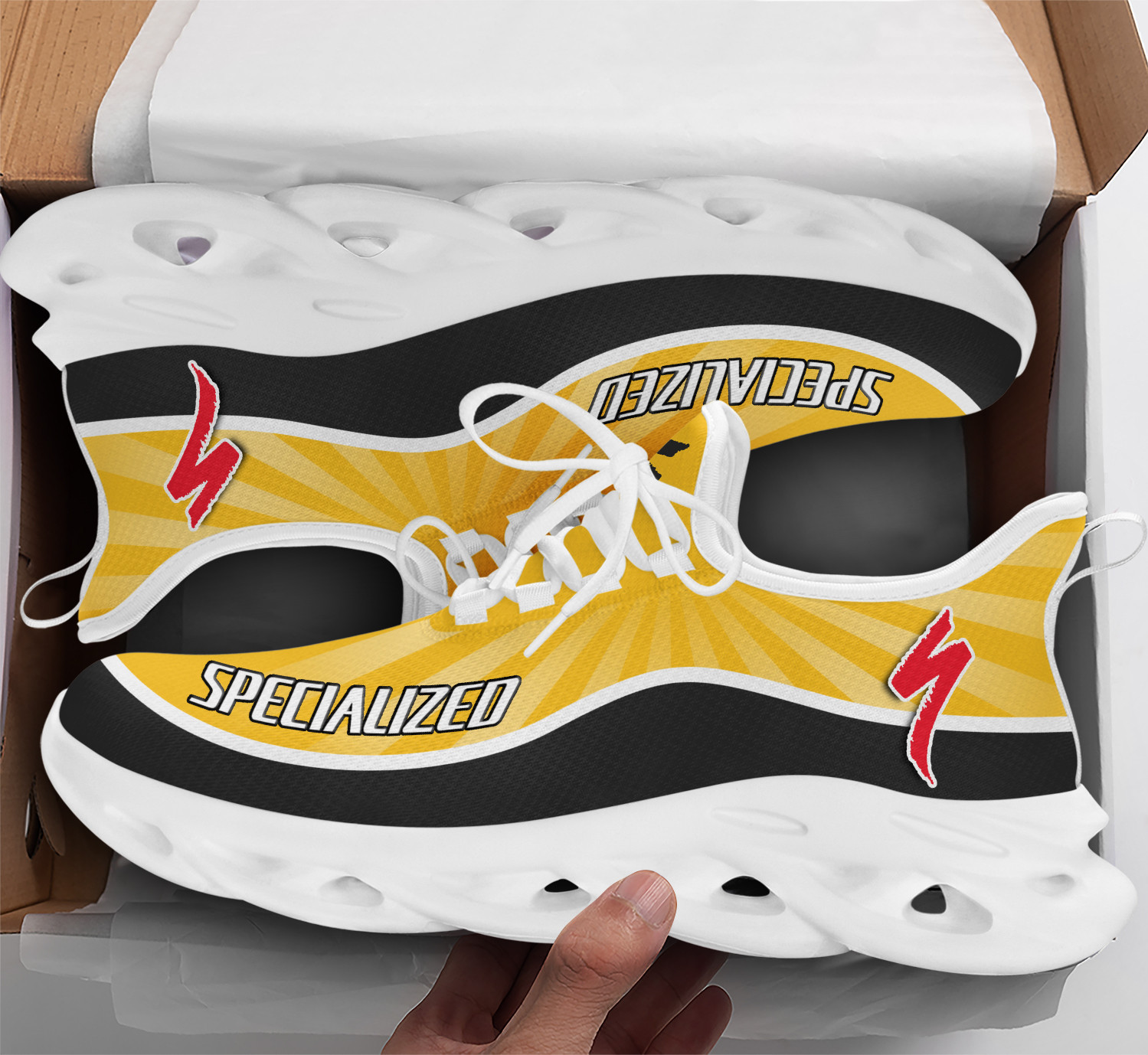 3D Printed Peterbilt- BDA Sneakers Ver1 For Men & Women (Red)