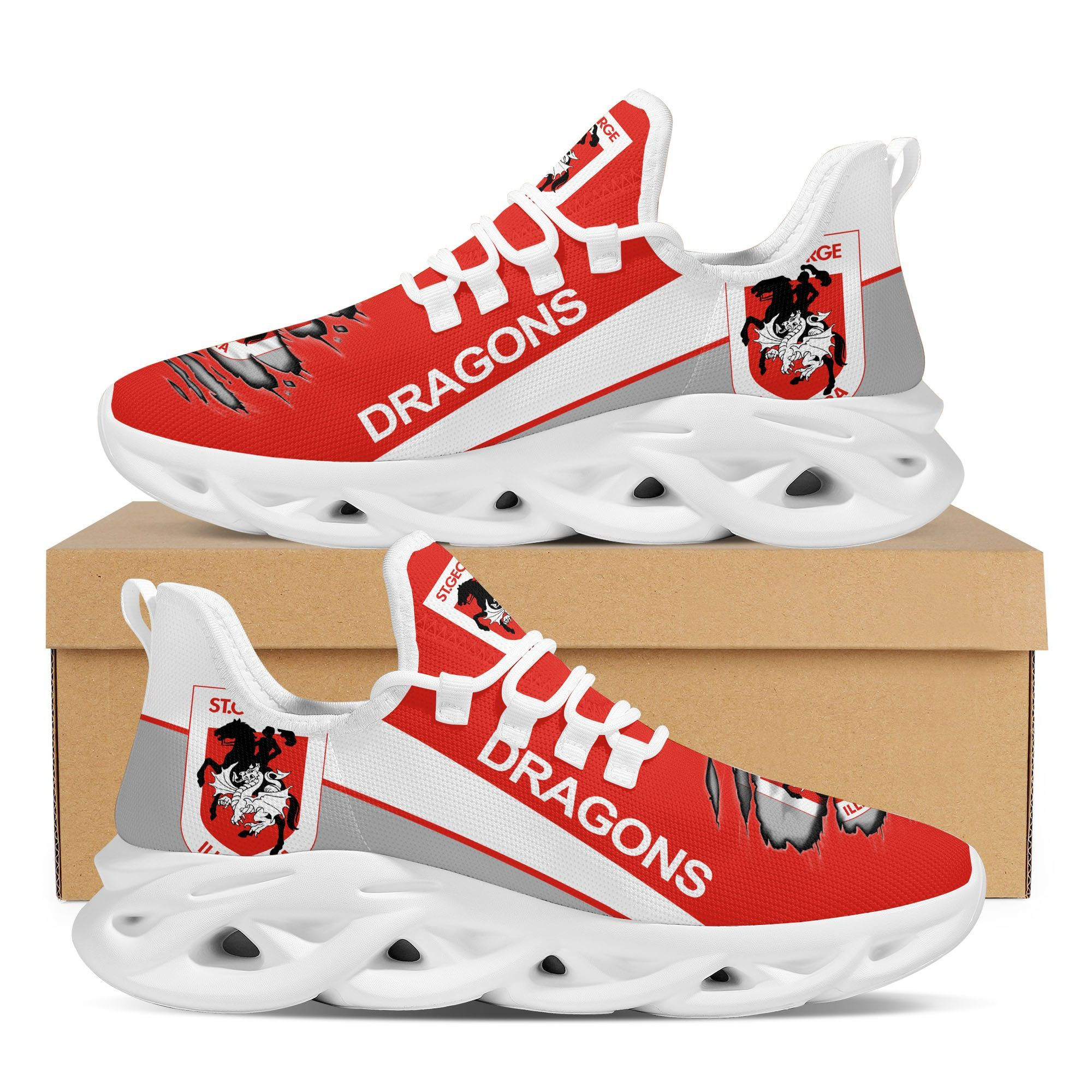LSU Tigers Custom Personalized Max Soul Sneakers Shoes