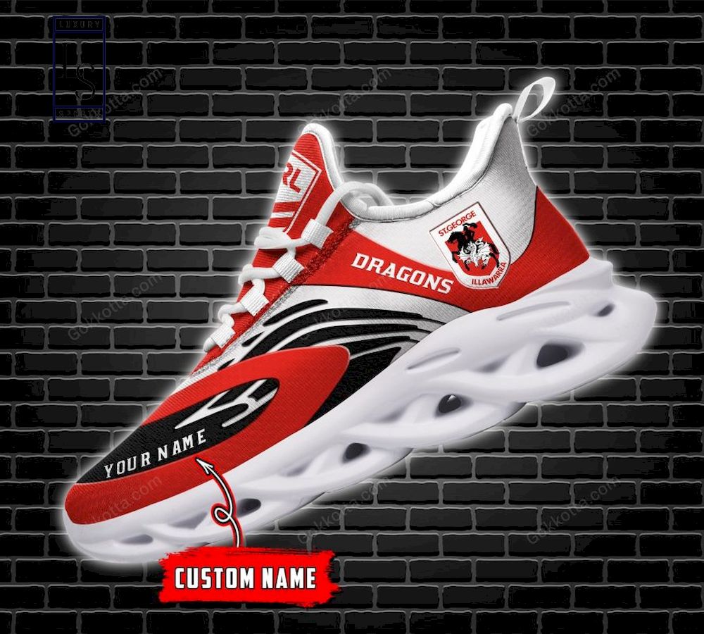 Newcastle Knights NRL Personalized Max Soul Shoes