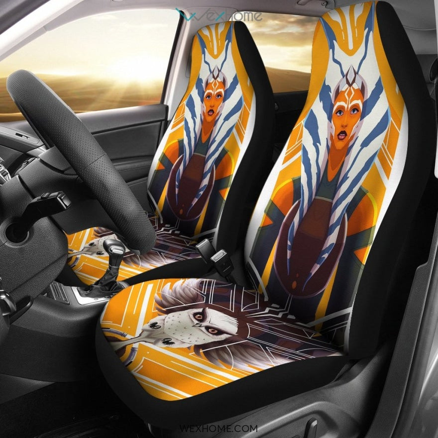 Beautiful Lion Face Car Seat Covers