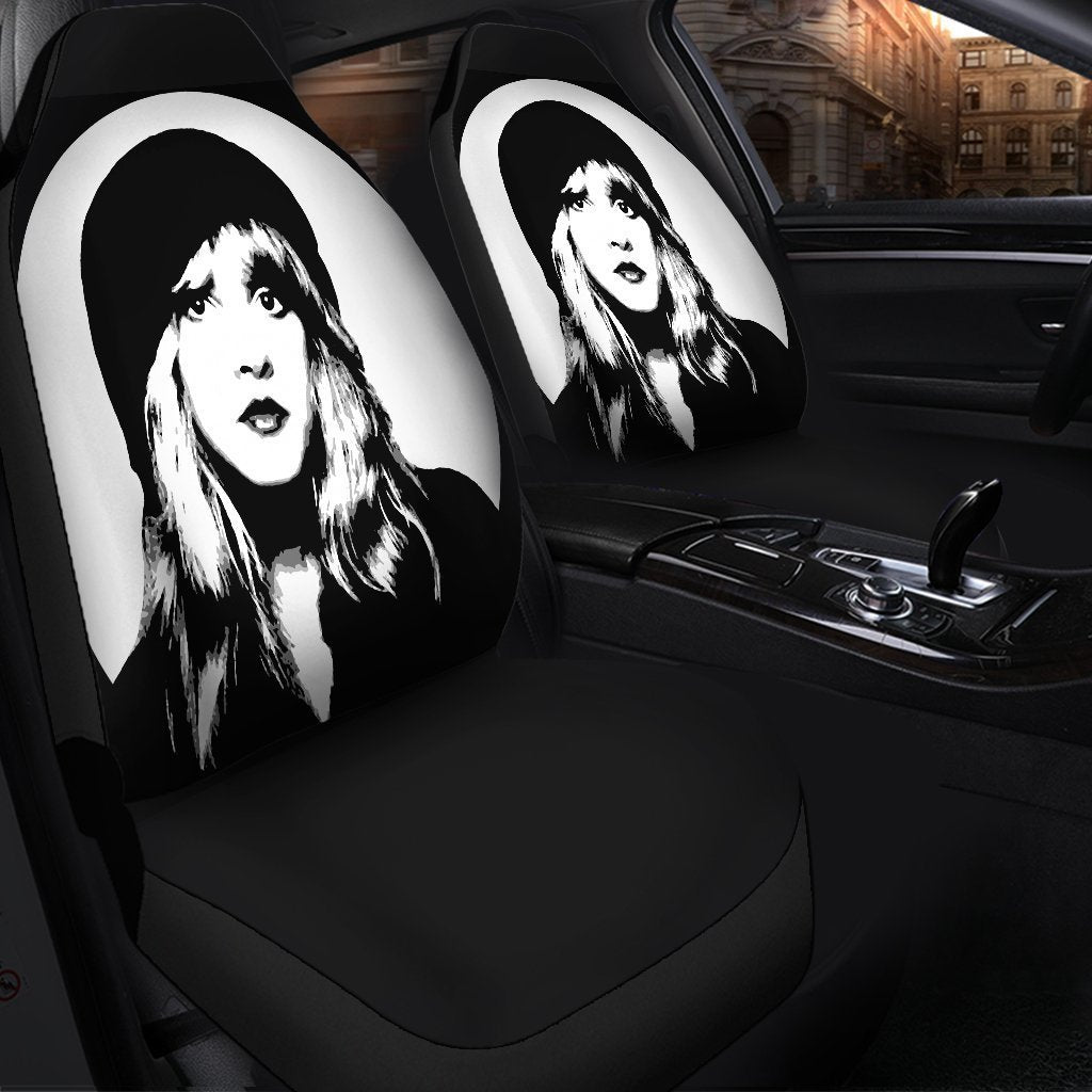 Borderlands Claptrap Black And White Car Seat Cover ( Set of 2)