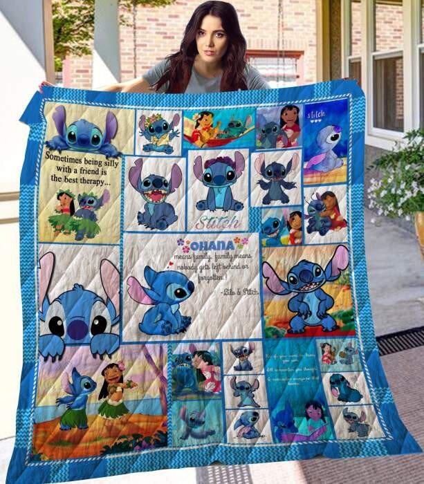 Stitch and Lilo ,50 Shades Of Stitch Fabric 322  