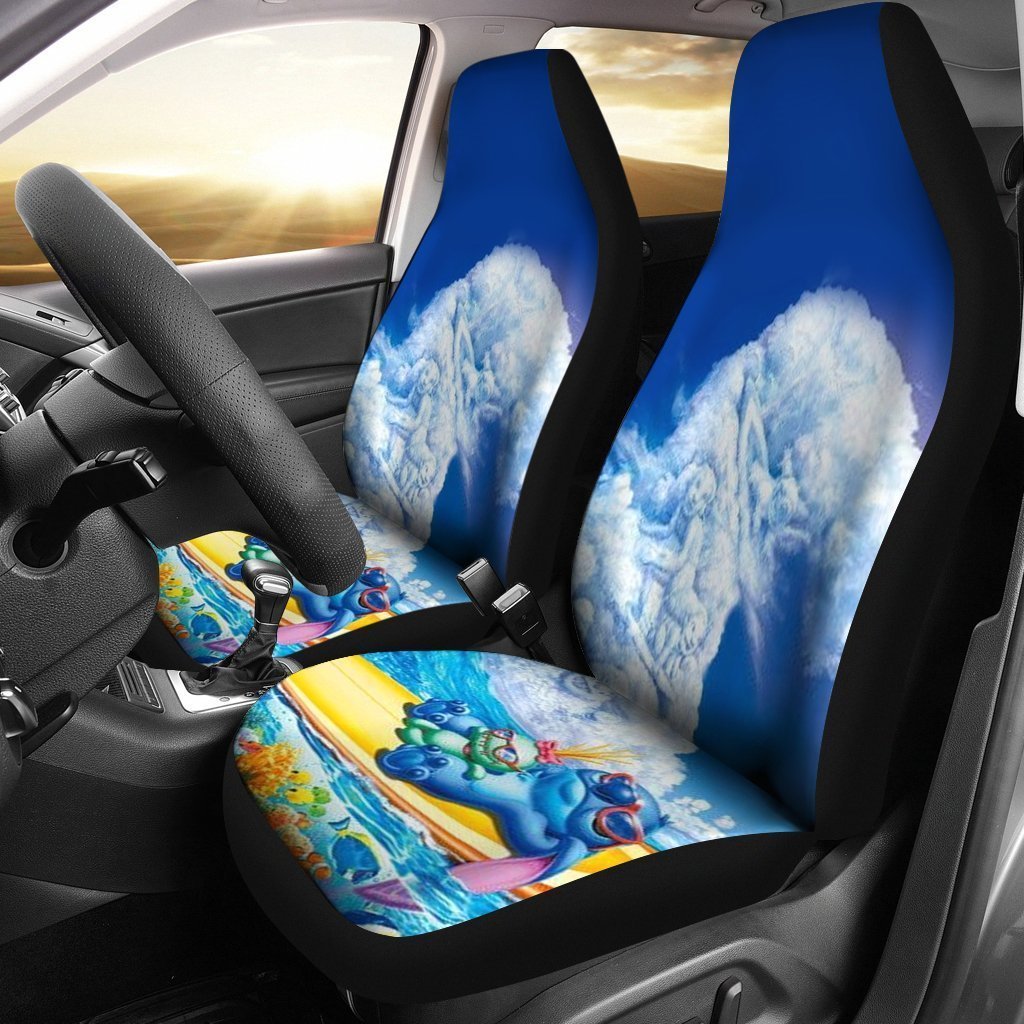 Cartoon Evil Queen Villains Car Seat Cover ( Set of 2)