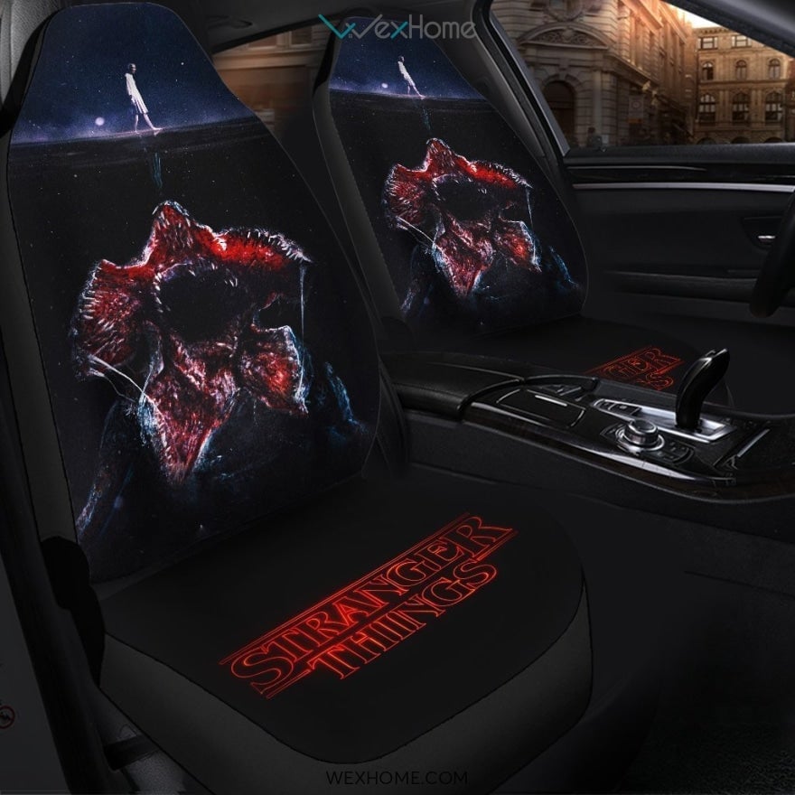 Sovereign Nation Fire with Wolf Car Seat Covers