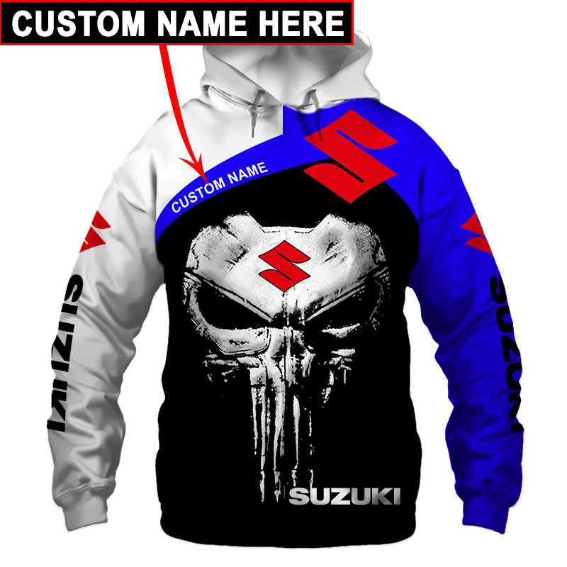 Suzuki t-shirt hoodie apparel 3D full printing