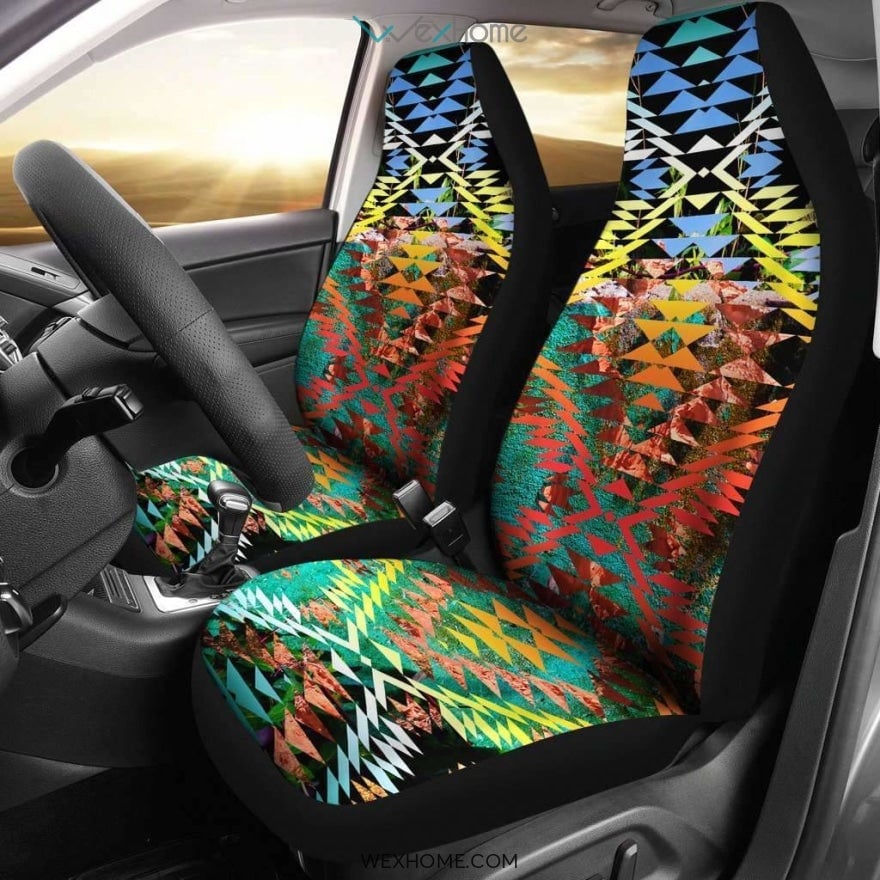 Skullistic Mandala Skulls Car Seat Covers Amazing Gift Accessories Car 20210