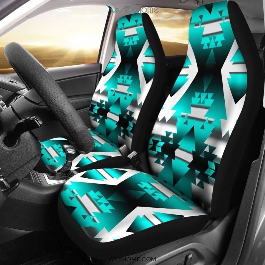 Skull Camo Pattern Car Seat Covers 191130