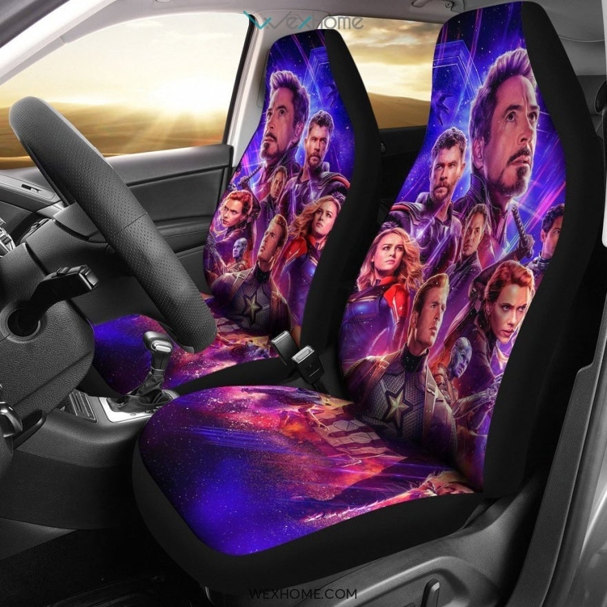 Christmas Car Seat Covers | Caryy Snowman Xmas Pine Tree Patterns Seat Covers