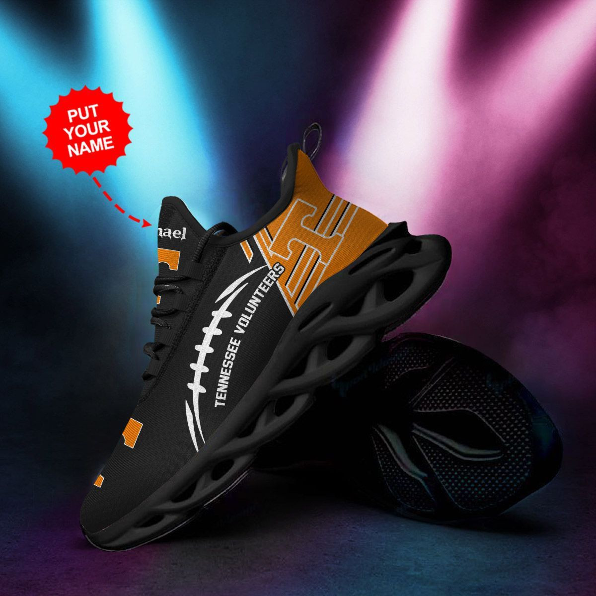 Kansas City Chiefs Custom Name Personalized Max Soul Sneakers Shoes