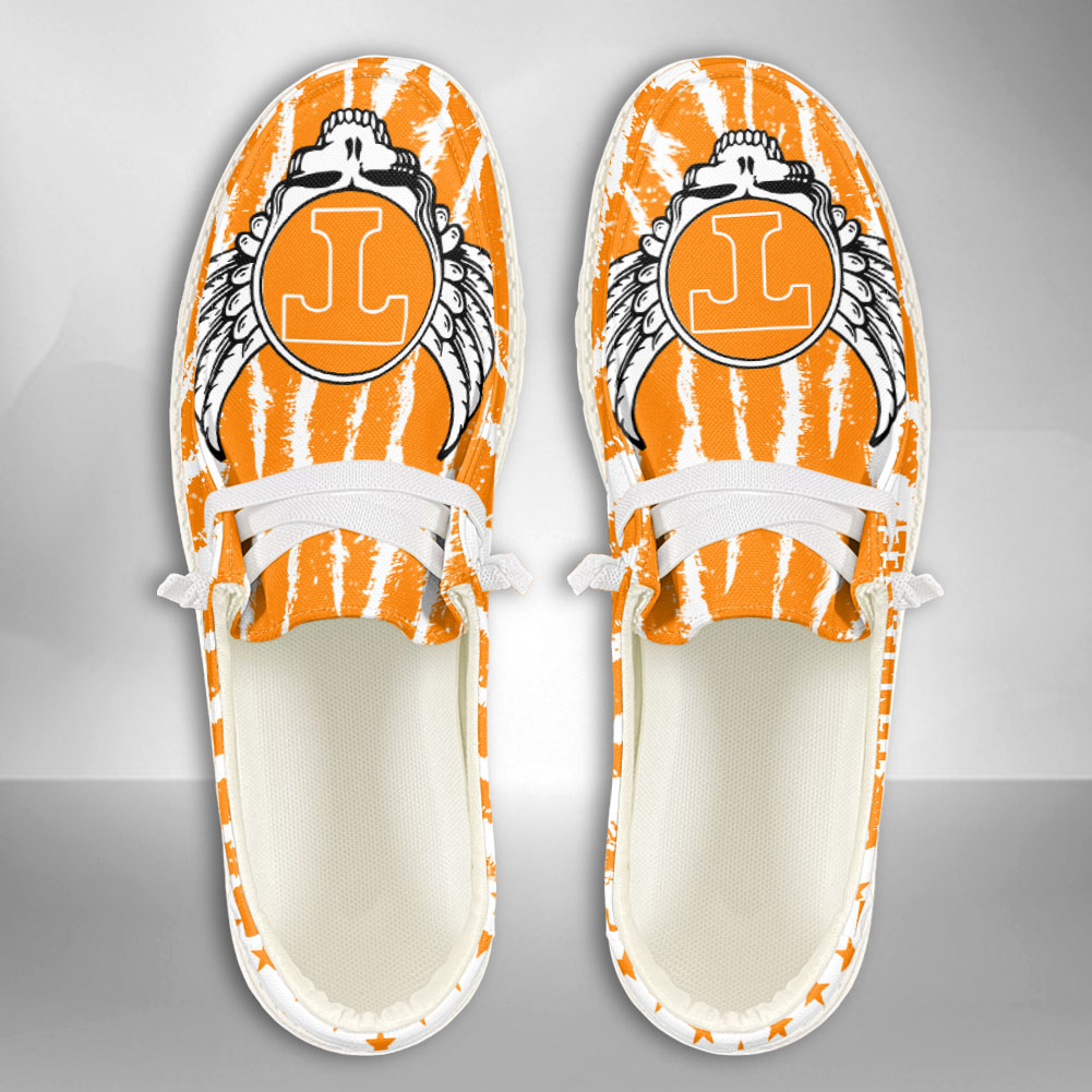 Texas Longhorns Personalized Hey Dude Sports Shoes - Custom Name Design