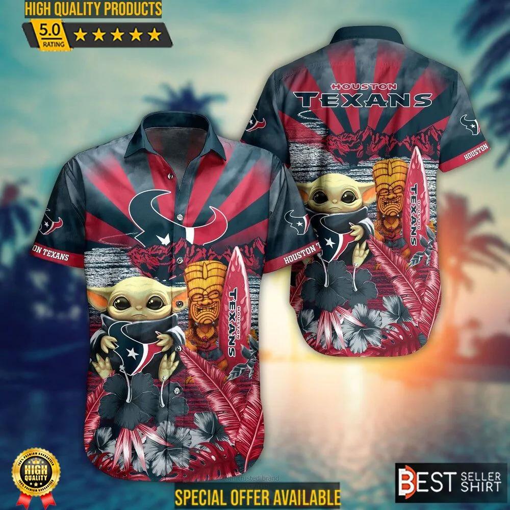 Seahawks Baby Yoda Star Wars Hawaiian Shirt