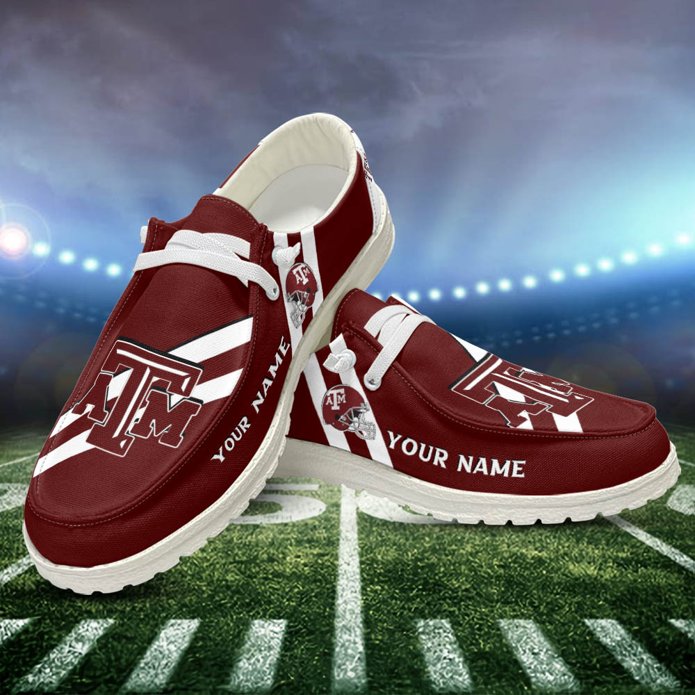 Oklahoma Sooners Personalized Hey Dude Sports Shoes - Custom Name Design
