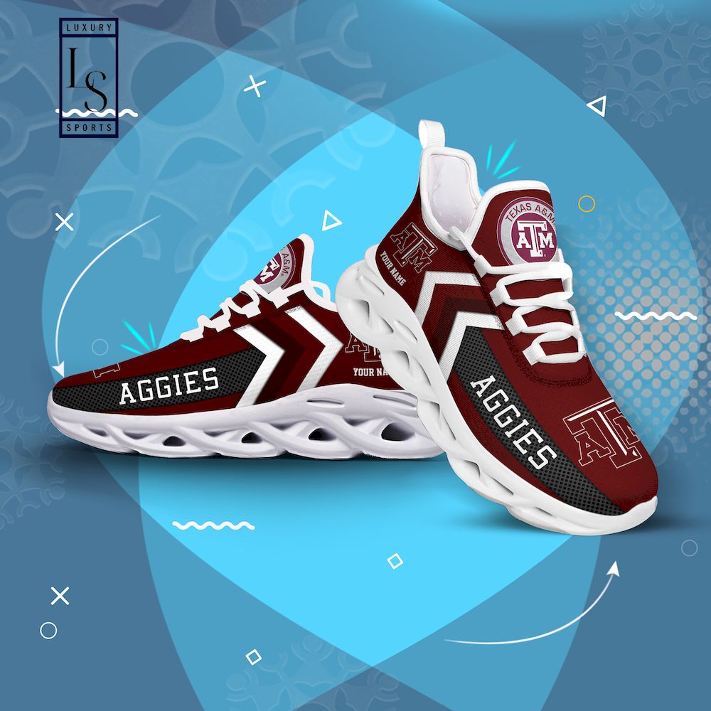 Montana Grizzlies Personalized Max Soul Shoes