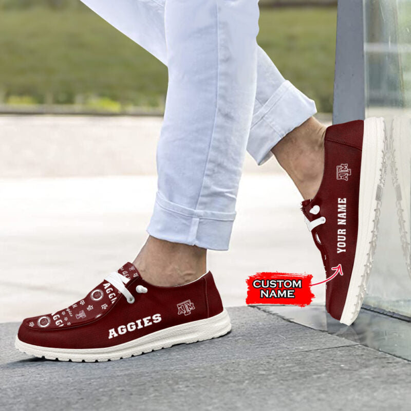 South Carolina Gamecocks Personalized Hey Dude Sports Shoes - Custom Name Design