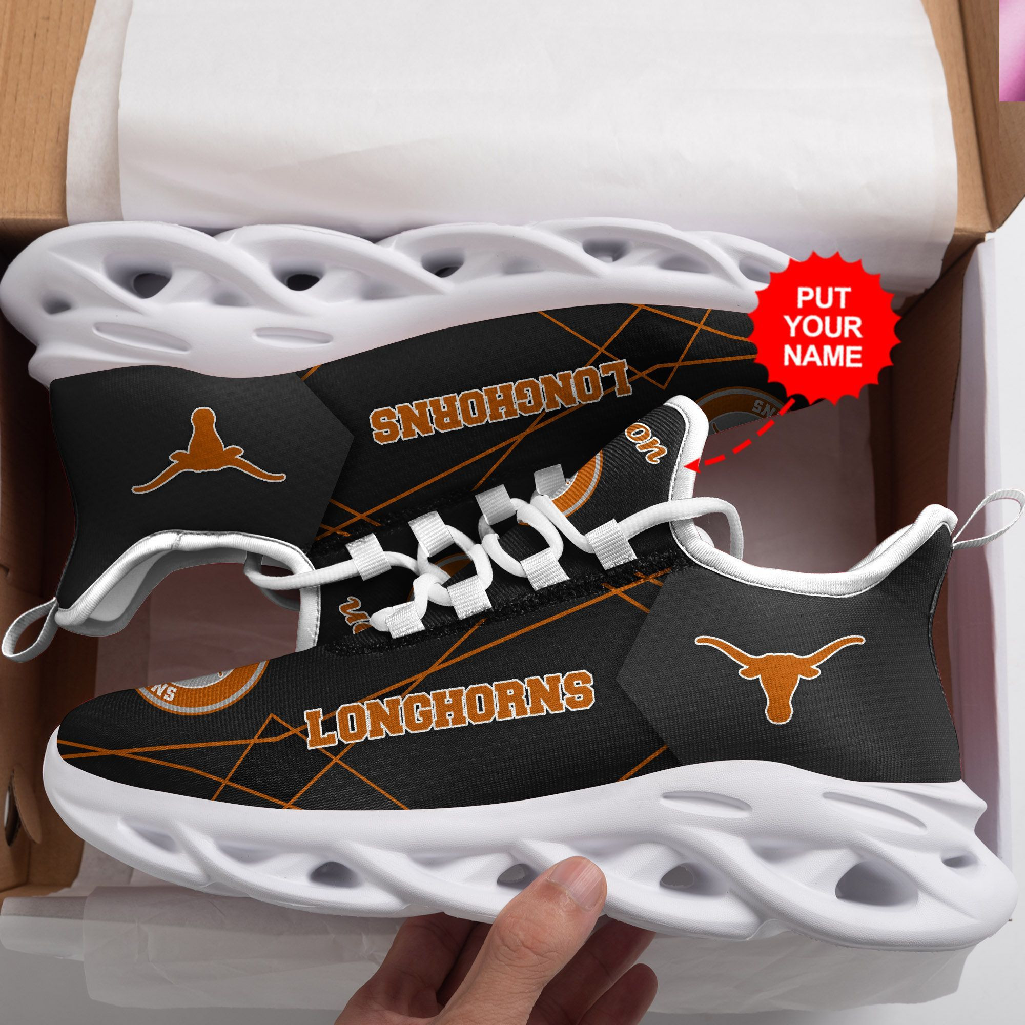 Duke Blue Devils Custom Personalized Max Soul Sneakers Shoes