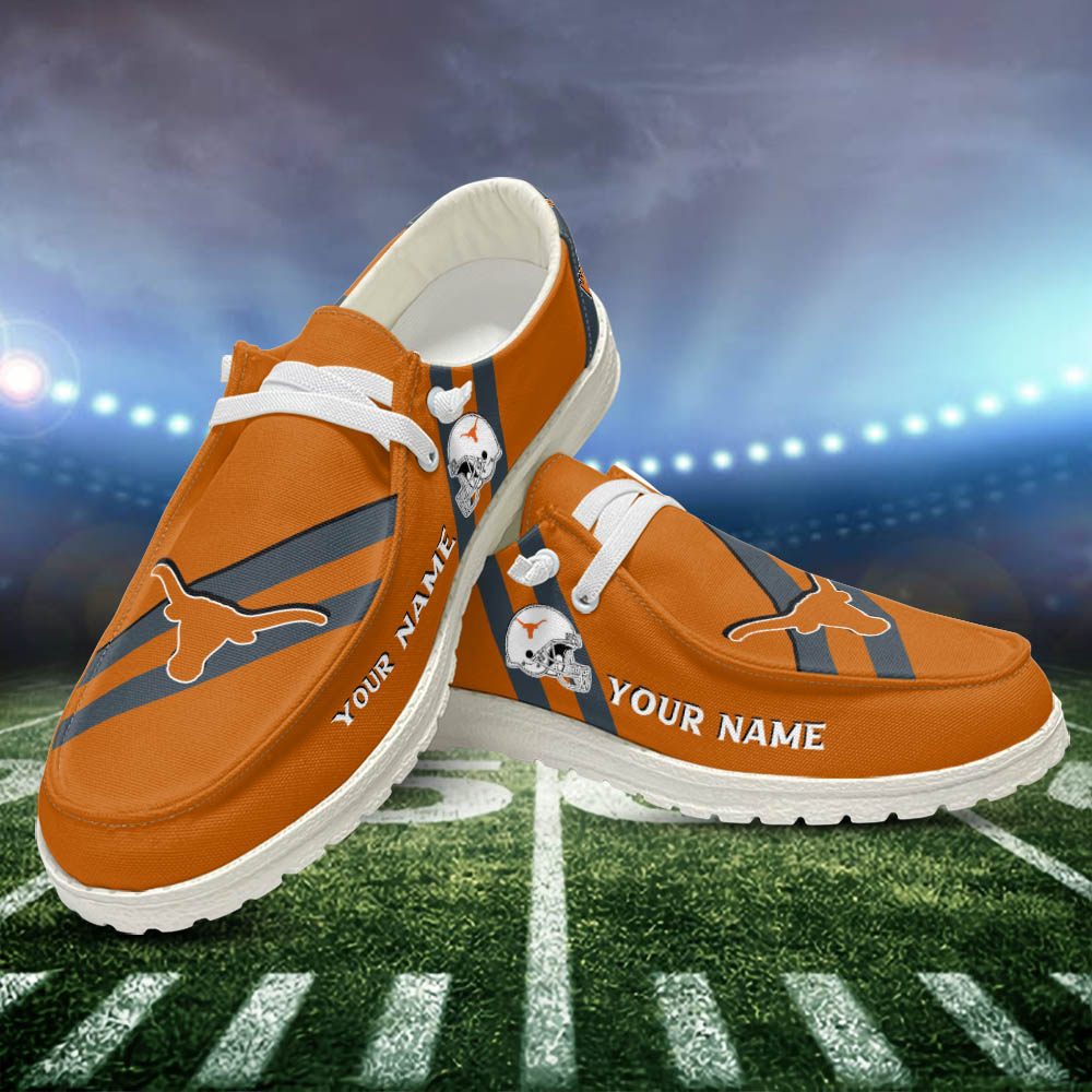 Carolina Panthers Personalized Hey Dude Sports Shoes - Custom Name Design
