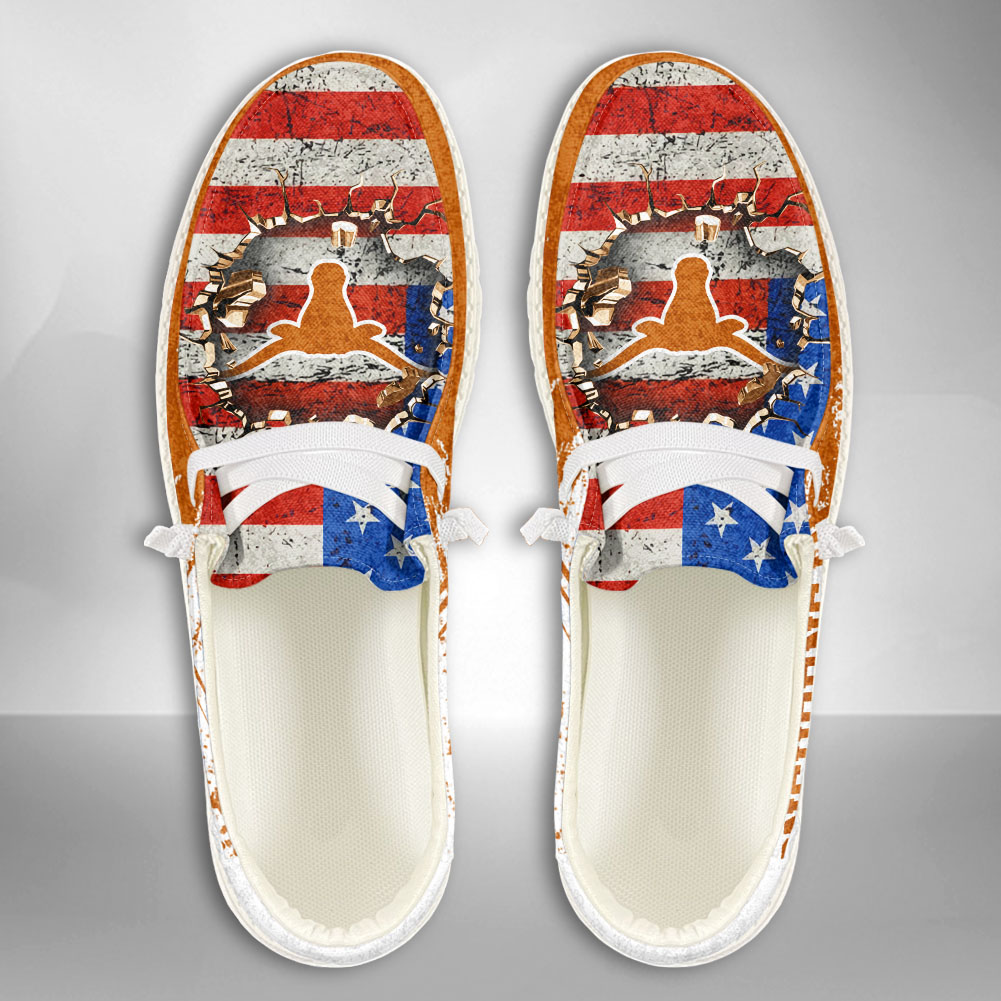 Northern Illinois Huskies Personalized Hey Dude Sports Shoes - Custom Name Design