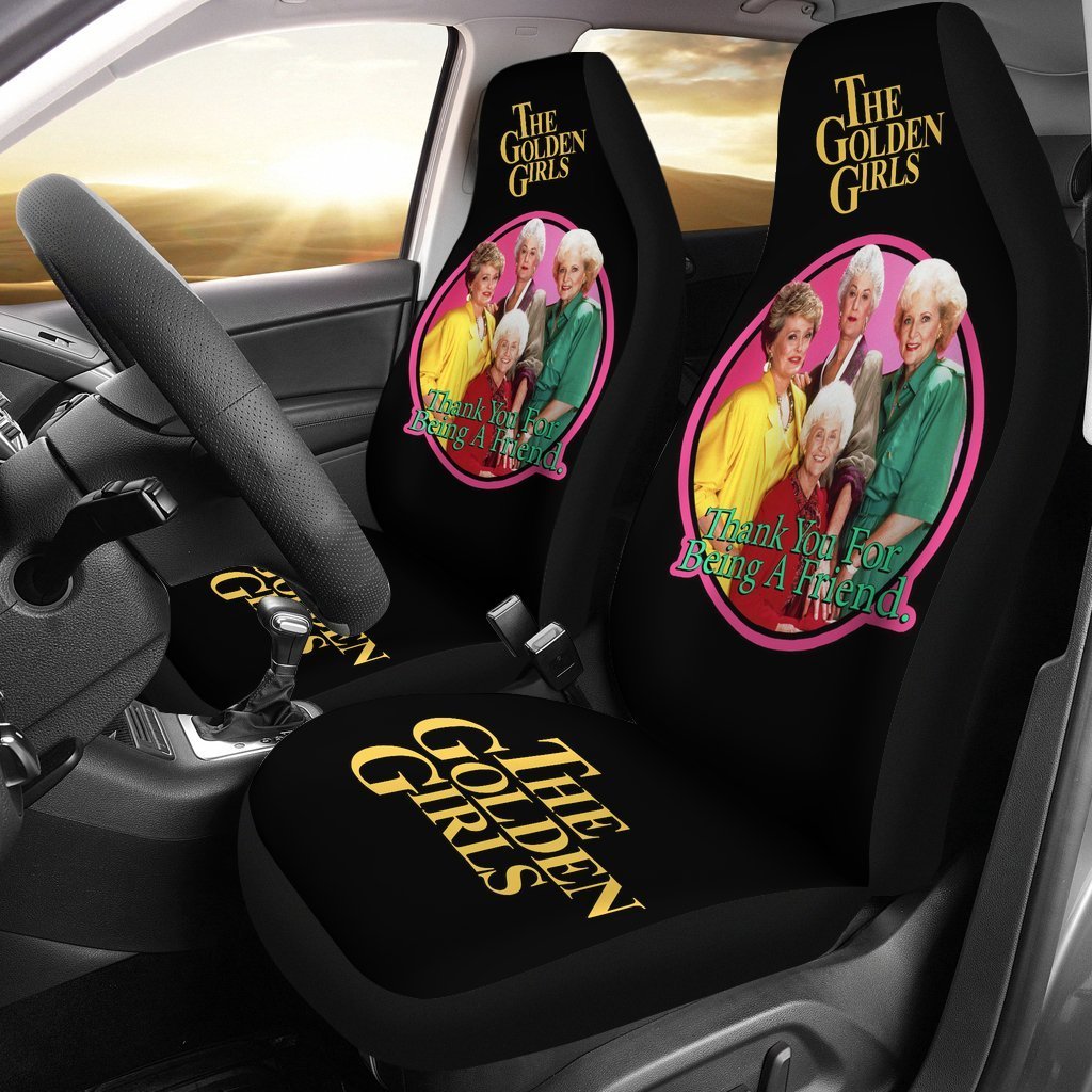 Ninja Turtles Cartoon Fighting Car Seat Cover ( Set of 2)
