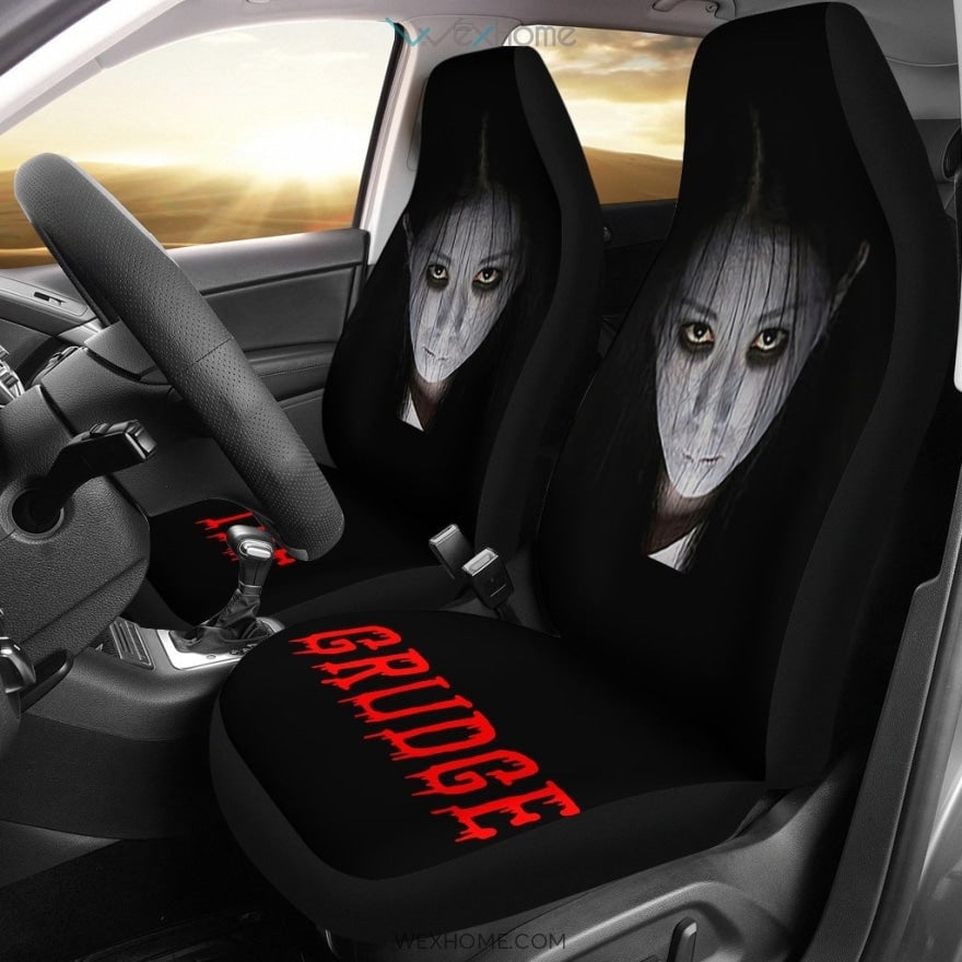 The Terminator Robot Face Blue Data Seat Covers