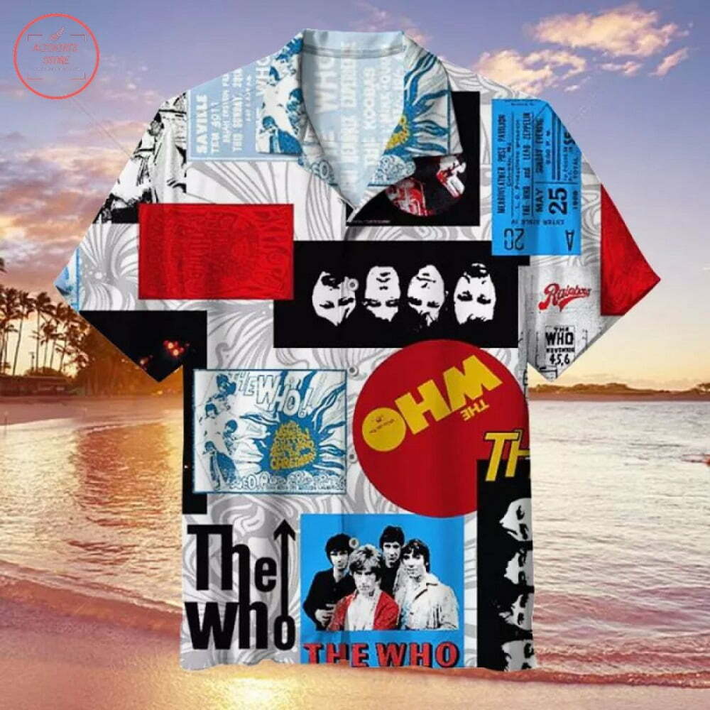 Classic Horror Character Collage Hawaiian Shirt