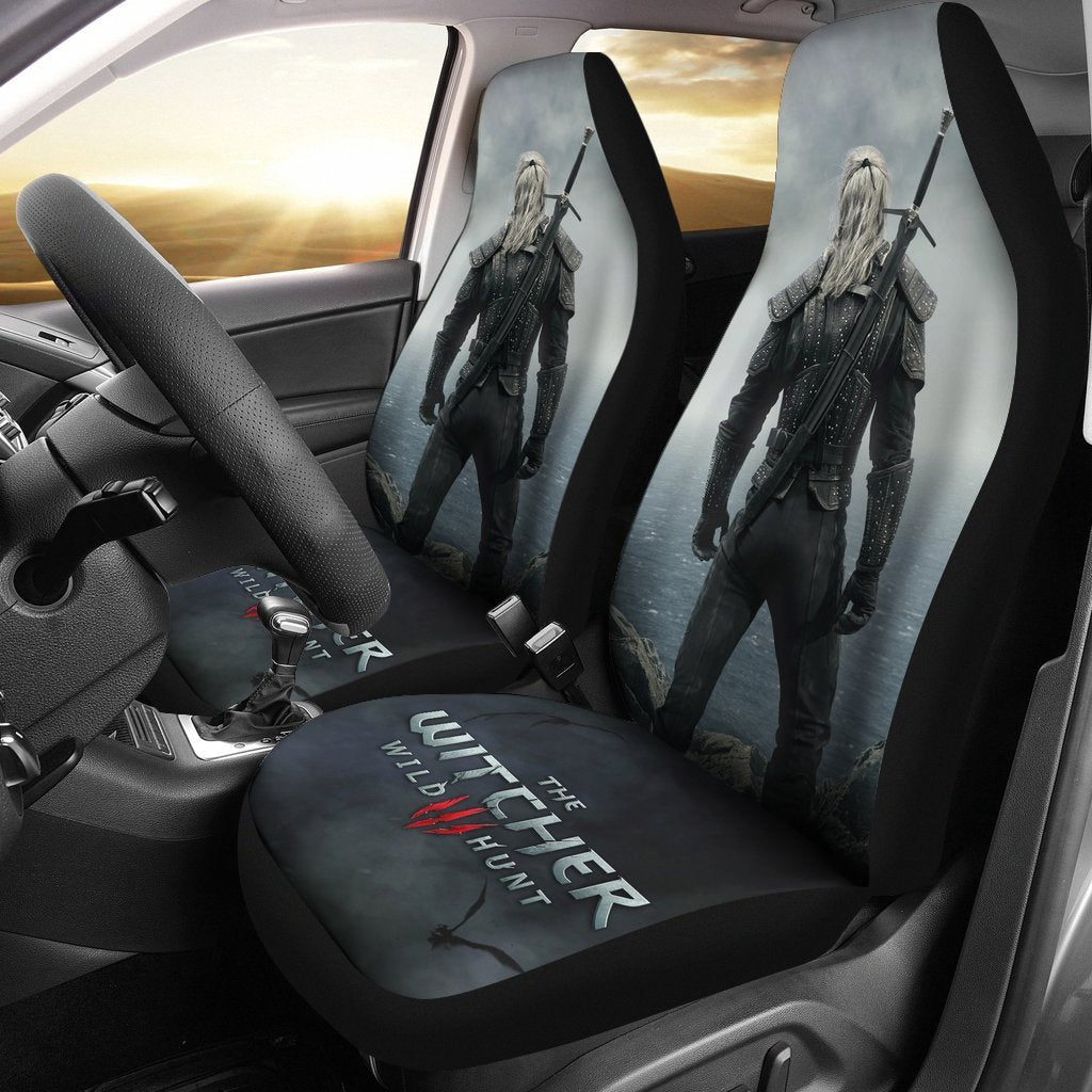 Geralt The Witcher 3 Wild Hunt Car Seat Cover ( Set of 2)