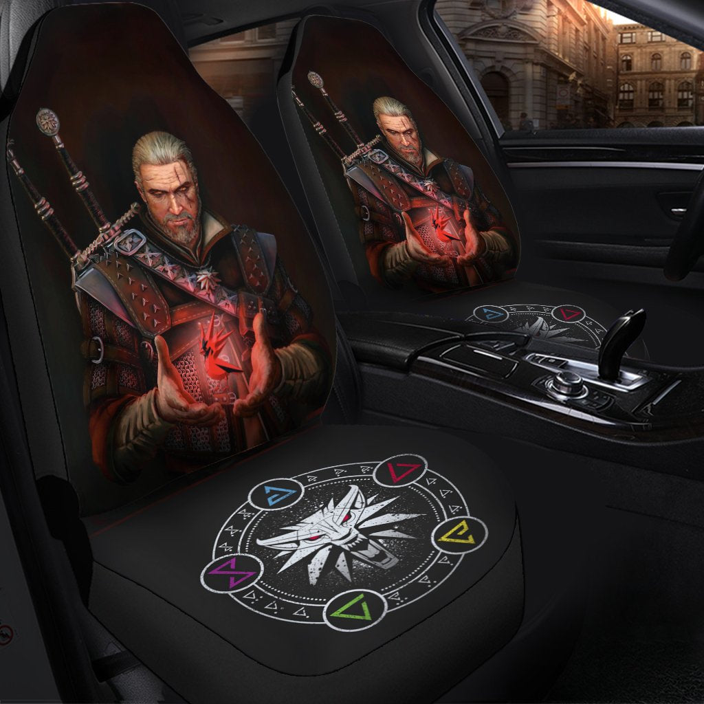 Maleficent Green Skin Car Seat Cover ( Set of 2)