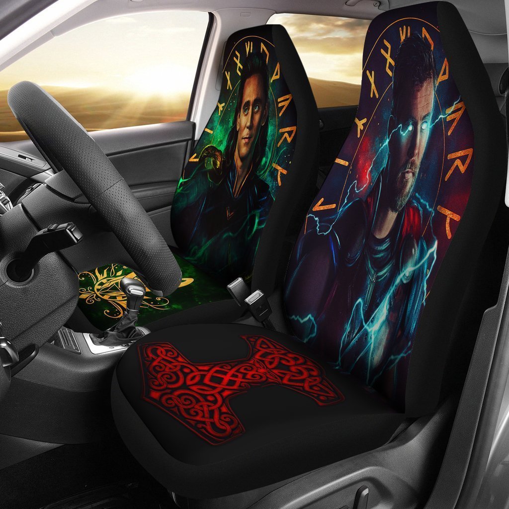 Iron Man Movie Car Seat Cover ( Set of 2)